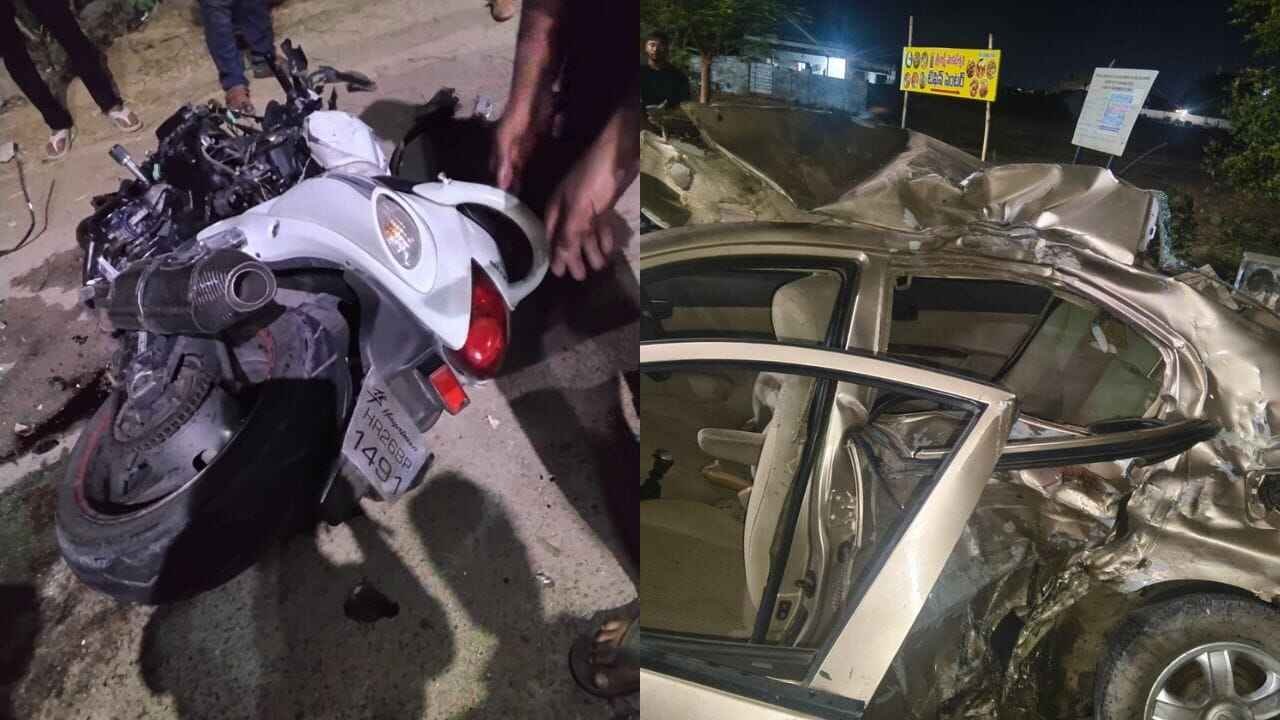Five Killed in Mahabubnagar After Speeding Sports Bike Crashes Into Car