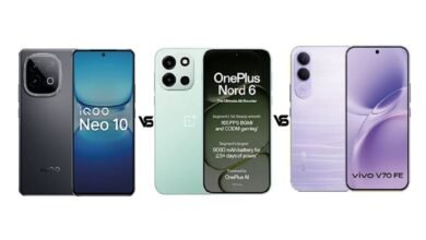 OnePlus Nord 6 vs iQOO Neo 10 5G vs Vivo V60 Which Smartphone Delivers the Best Overall Value