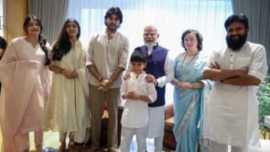 PM Modi Meets Pawan Kalyan Family During Hyderabad Visit