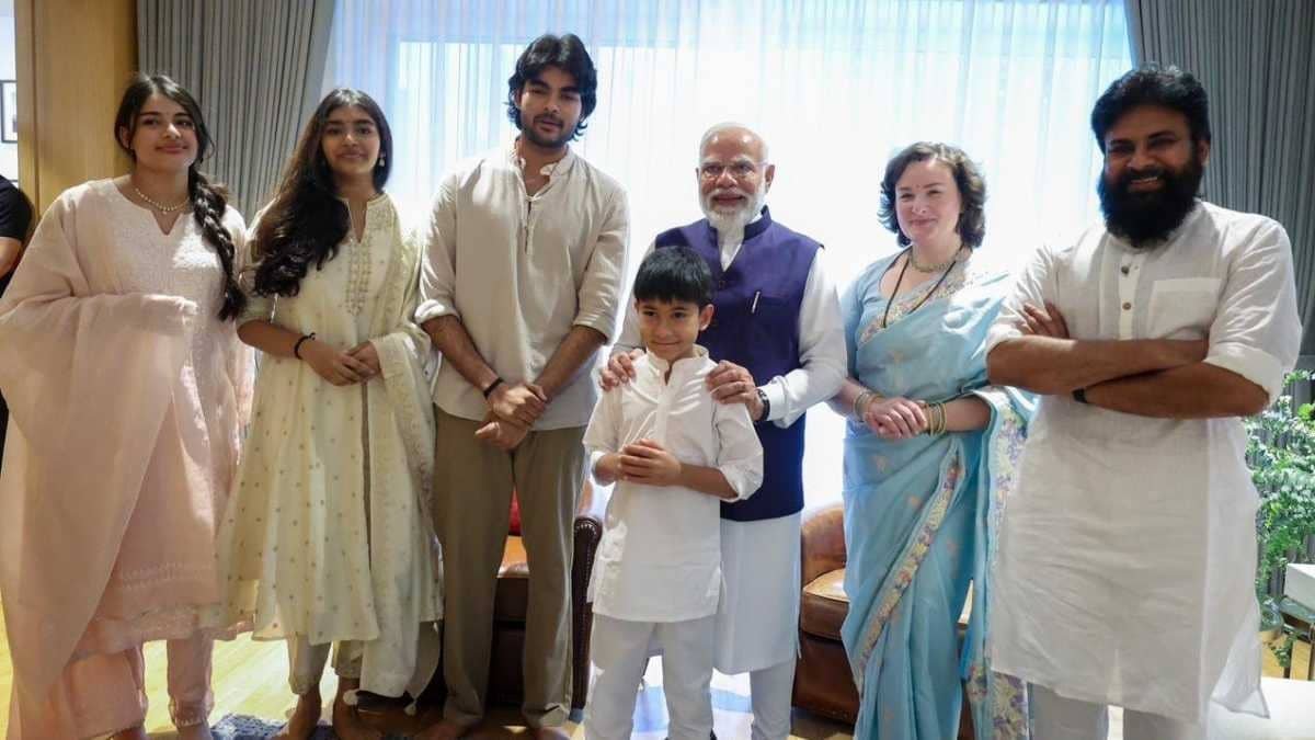 PM Modi Meets Pawan Kalyan Family During Hyderabad Visit