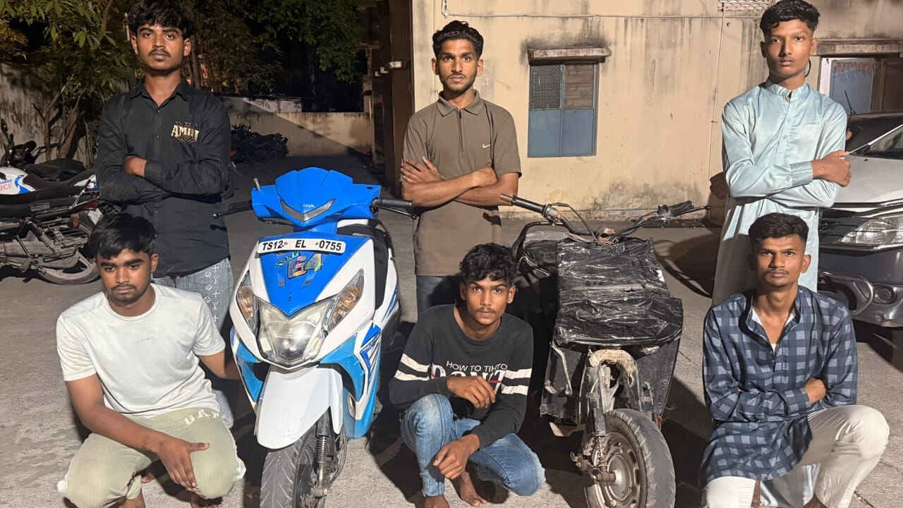 Six Youth Arrested for Dangerous Bike Stunts on Hyderabad Roads
