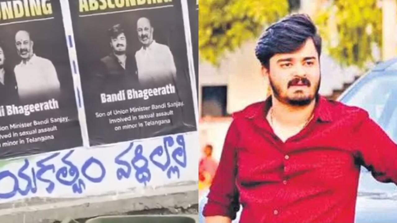Posters against Bhagirath displayed in Hyderabad as police continue investigation in POCSO case involving minor girl complaint
