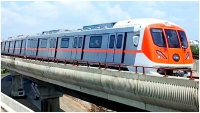 Couple doing pre wedding shoot inside Bhopal and Indore Metro coach under new Celebration On Wheels initiative
