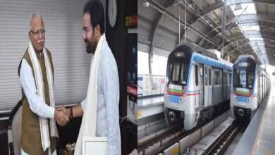 Kishan Reddy and Manohar Lal discussing Hyderabad Metro Phase Two expansion project