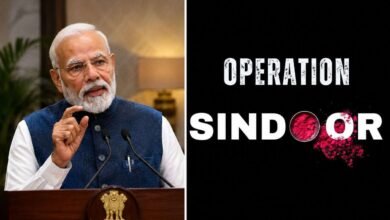 Prime Minister Narendra Modi addressing the nation during the first anniversary remembrance of Operation Sindoor military action