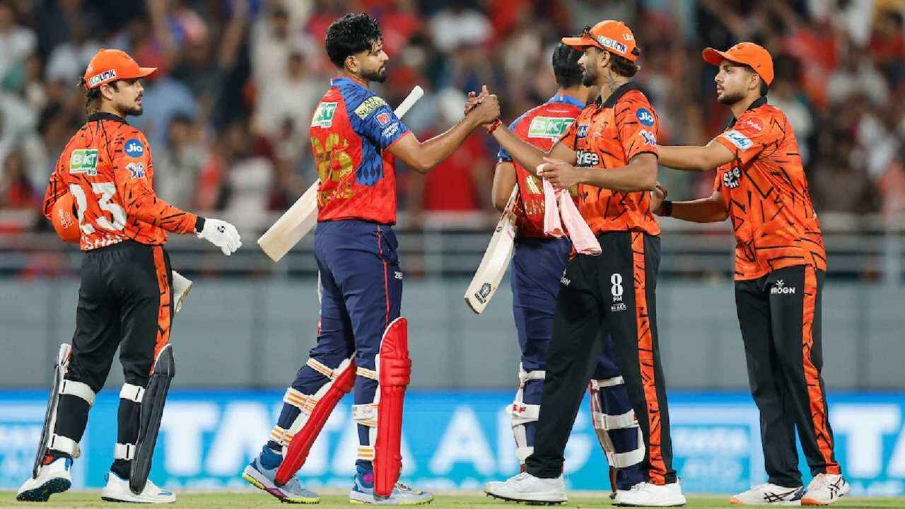 Sunrisers Hyderabad and Punjab Kings captains ahead of crucial IPL 2026 playoff race match in Uppal