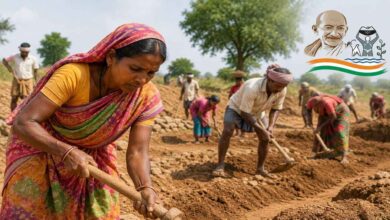 Rural workers in Telangana continue labor work as concerns grow over the cancellation of Upadhi Hami job cards and declining participation in the employment scheme