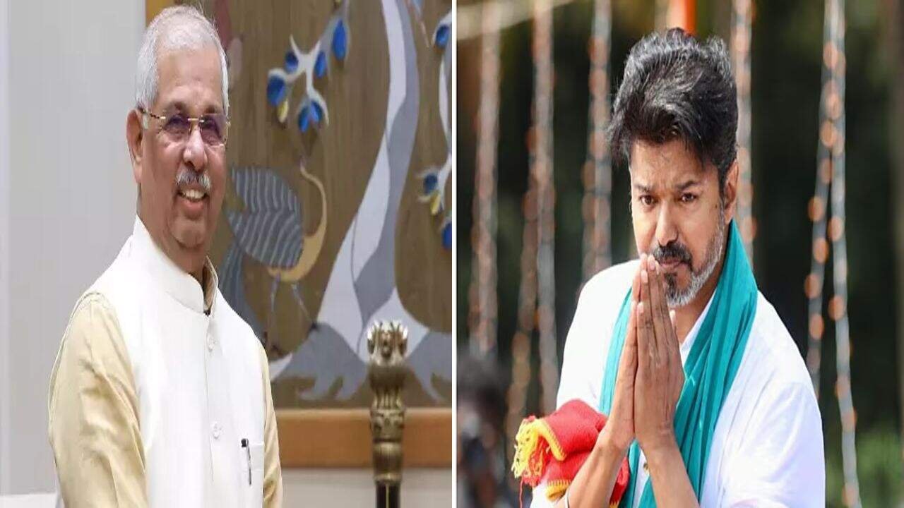 TVK leader Vijay meets Governor after invitation to form government in Tamil Nadu