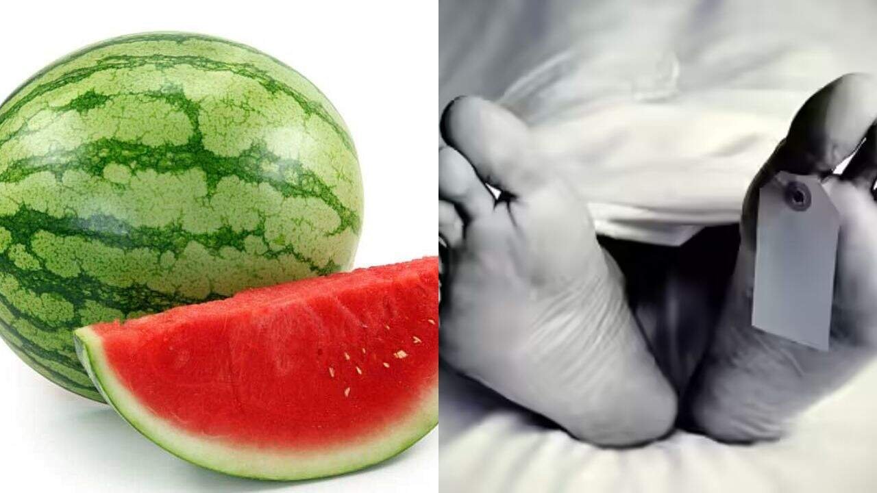 A suspected food poisoning incident linked to watermelon consumption in Madhya Pradesh resulted in the death of a father while his son remains in critical condition.