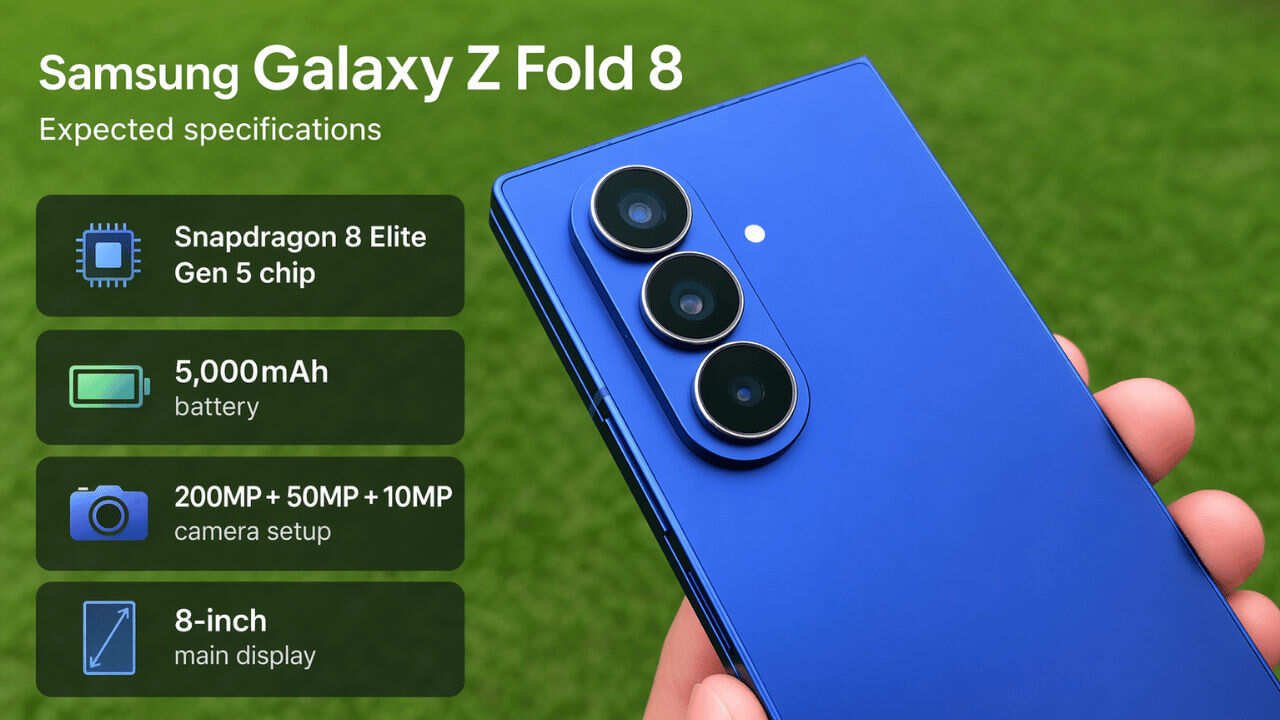 Samsung Galaxy Z Fold 8 Ultra Tipped to Arrive With Bigger Battery and Powerful Camera Setup