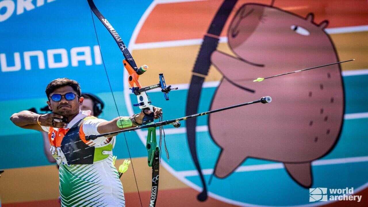 Dhiraj Archery World Cup Gold: Dhiraj Wins Double Gold At Archery World Cup As Chandrababu Congratulates Telugu Archer