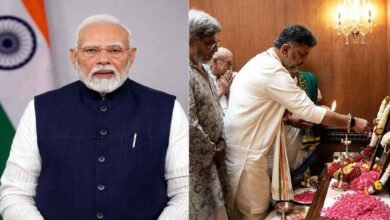 DK Shivakumar takes charge as Karnataka Chief Minister while Prime Minister Narendra Modi extends congratulations on the new responsibility