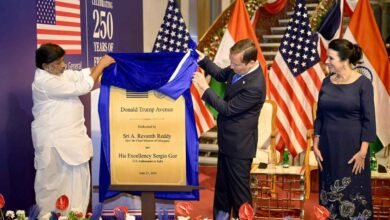 Donald Trump Avenue Hyderabad:Donald Trump Avenue Unveiled in Hyderabad as Trump Expresses Gratitude