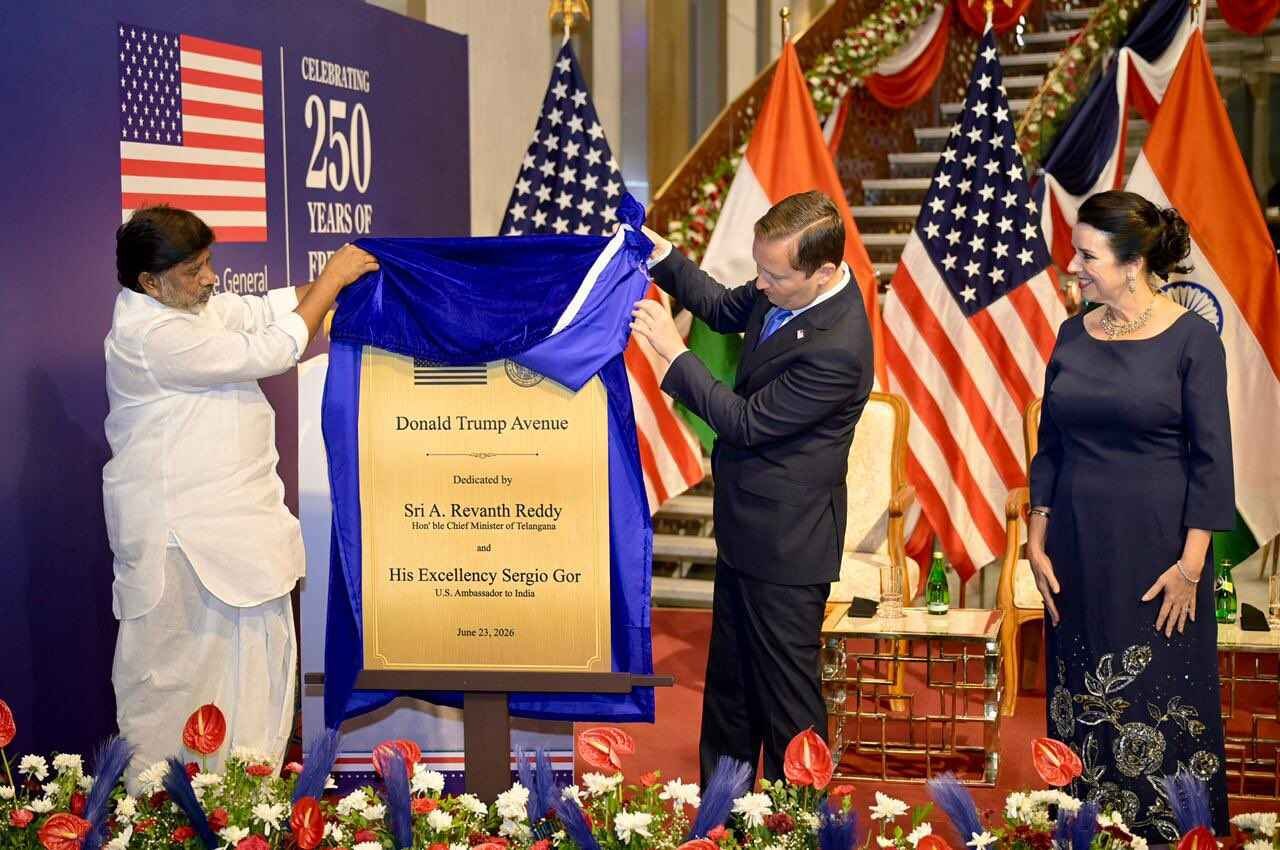 Donald Trump Avenue Hyderabad:Donald Trump Avenue Unveiled in Hyderabad as Trump Expresses Gratitude