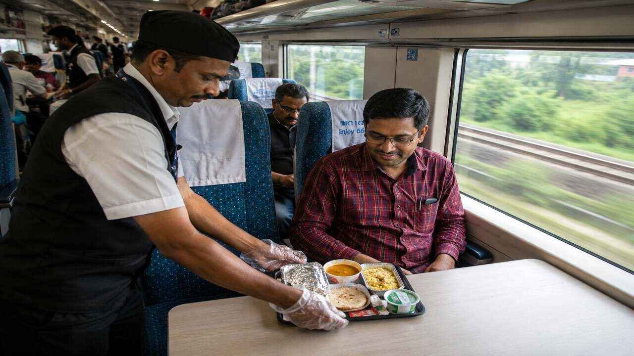 Indian Railways expands electric cooking facilities in trains to ensure uninterrupted food services amid commercial LPG supply challenges.