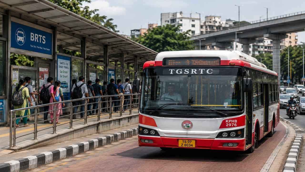 Hyderabad BRTS Plan: Hyderabad Plans Metro Style Bus Corridors to Transform City Travel