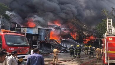 Massive Fire at Hyderabad Warehouse: Massive Fire Breaks Out at Electric Vehicle Warehouse in Hyderabad