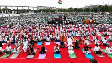 Yoga Day Hyderabad: Thousands Join International Yoga Day Celebrations at Secunderabad Parade Grounds