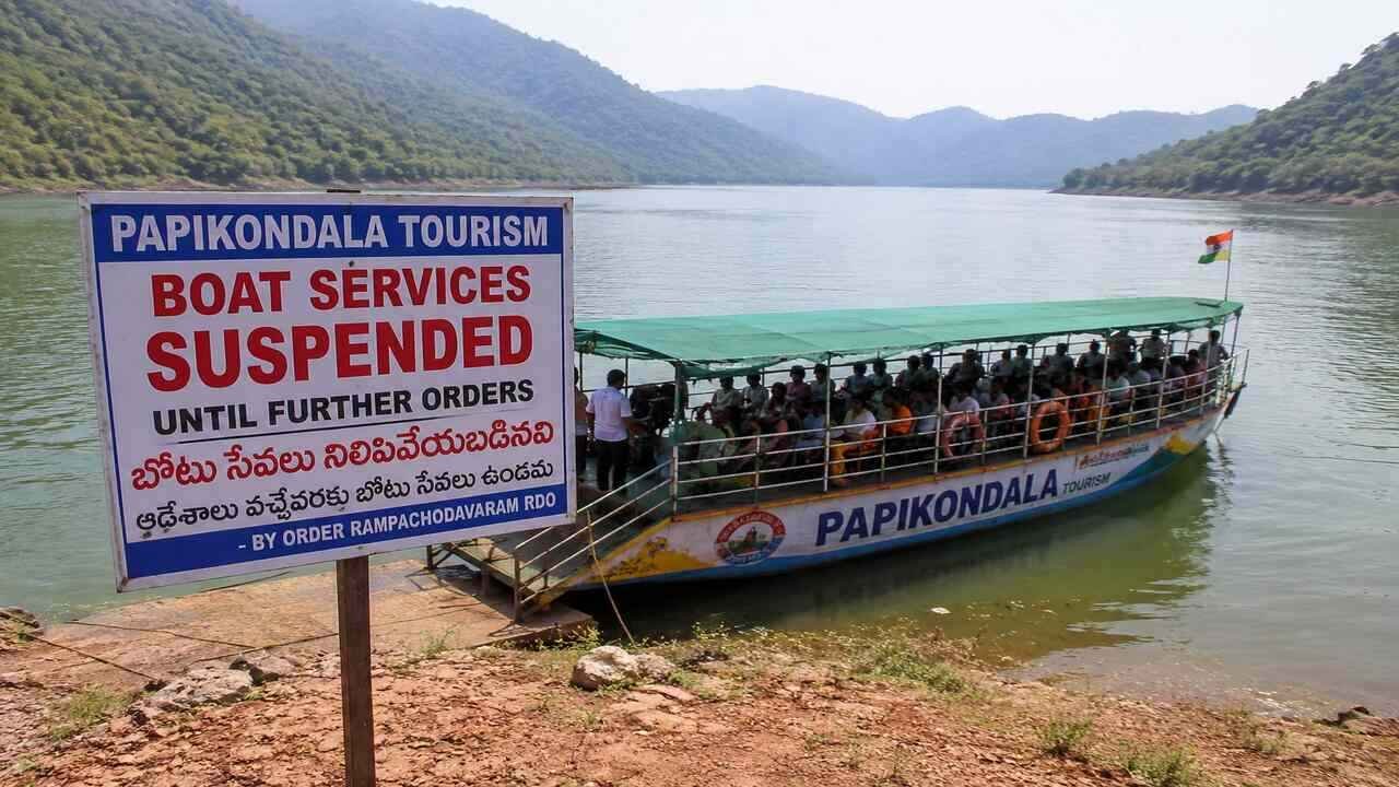 Papikondalu Tours Suspended: Papikondalu Boat Tours Suspended Amid Safety Inspection Drive
