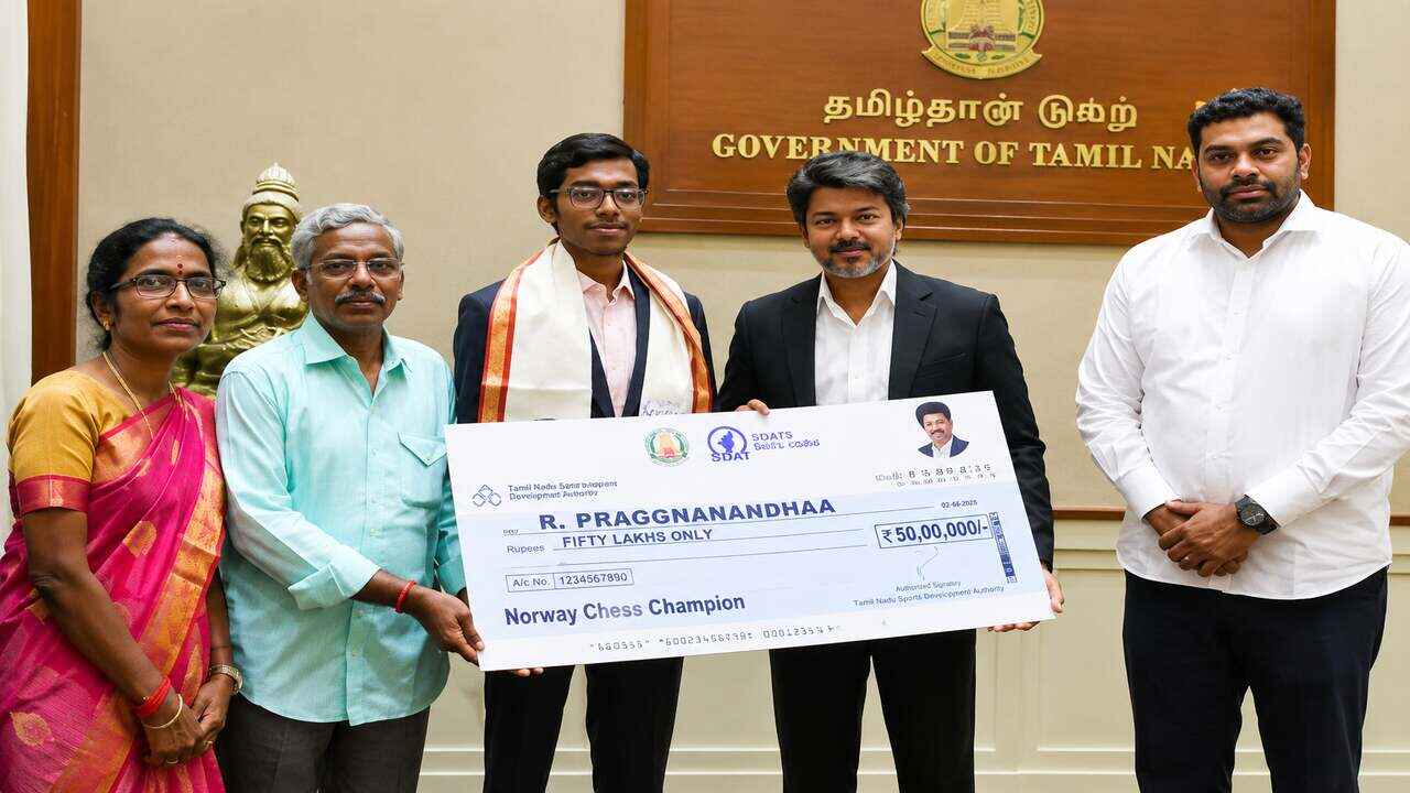 Praggnanandhaa Honored by CM Vijay: Tamil Nadu CM Vijay Rewards Chess Star Praggnanandhaa After Historic Norway Chess Triumph