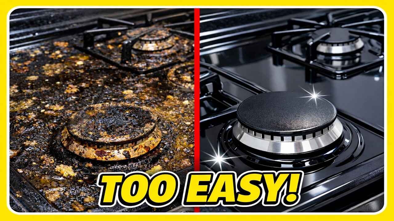 Easy Kitchen Hacks to Remove Burnt Milk Stains From Your Gas Stove Without Scratches