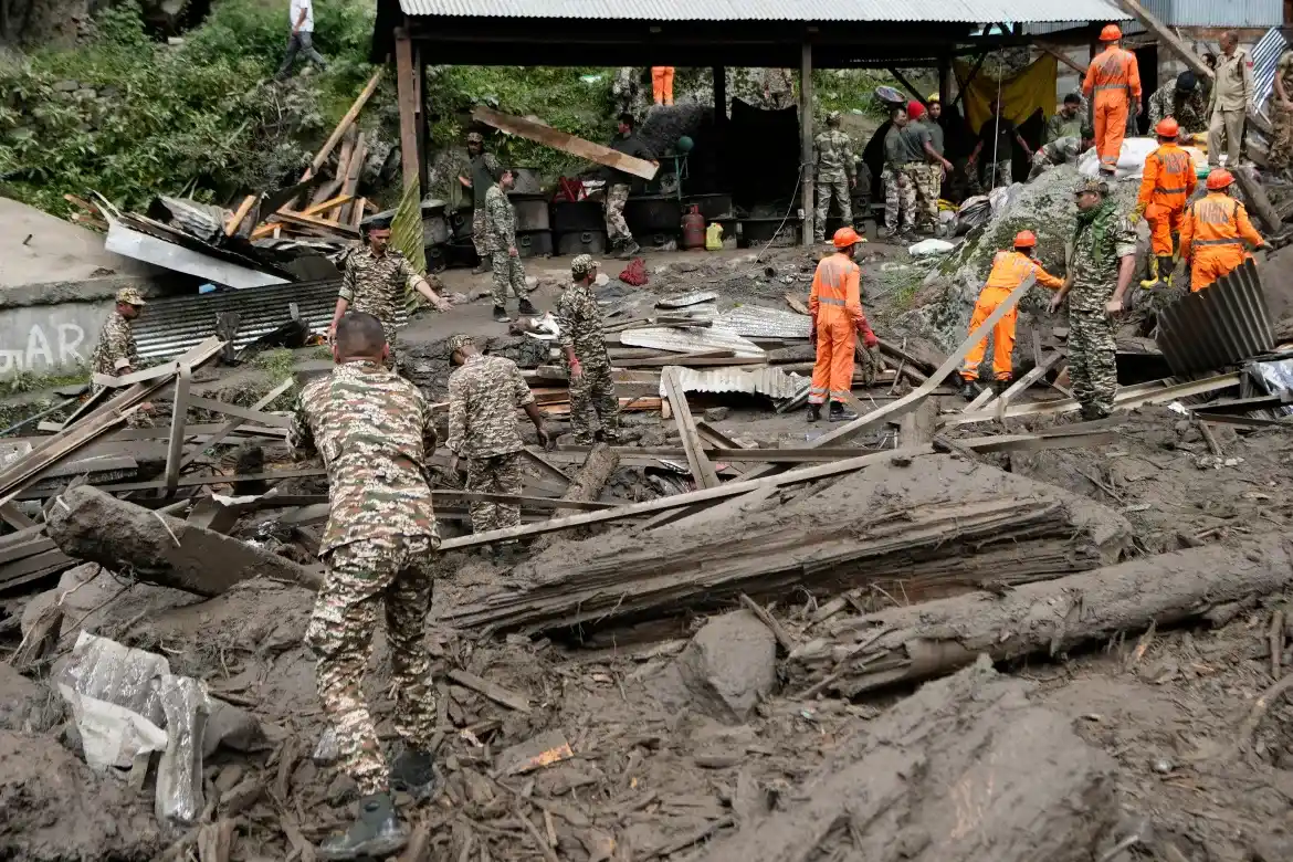 Kashmir Cloudburst Triggers Flash Floods Causing Widespread Property Damage
