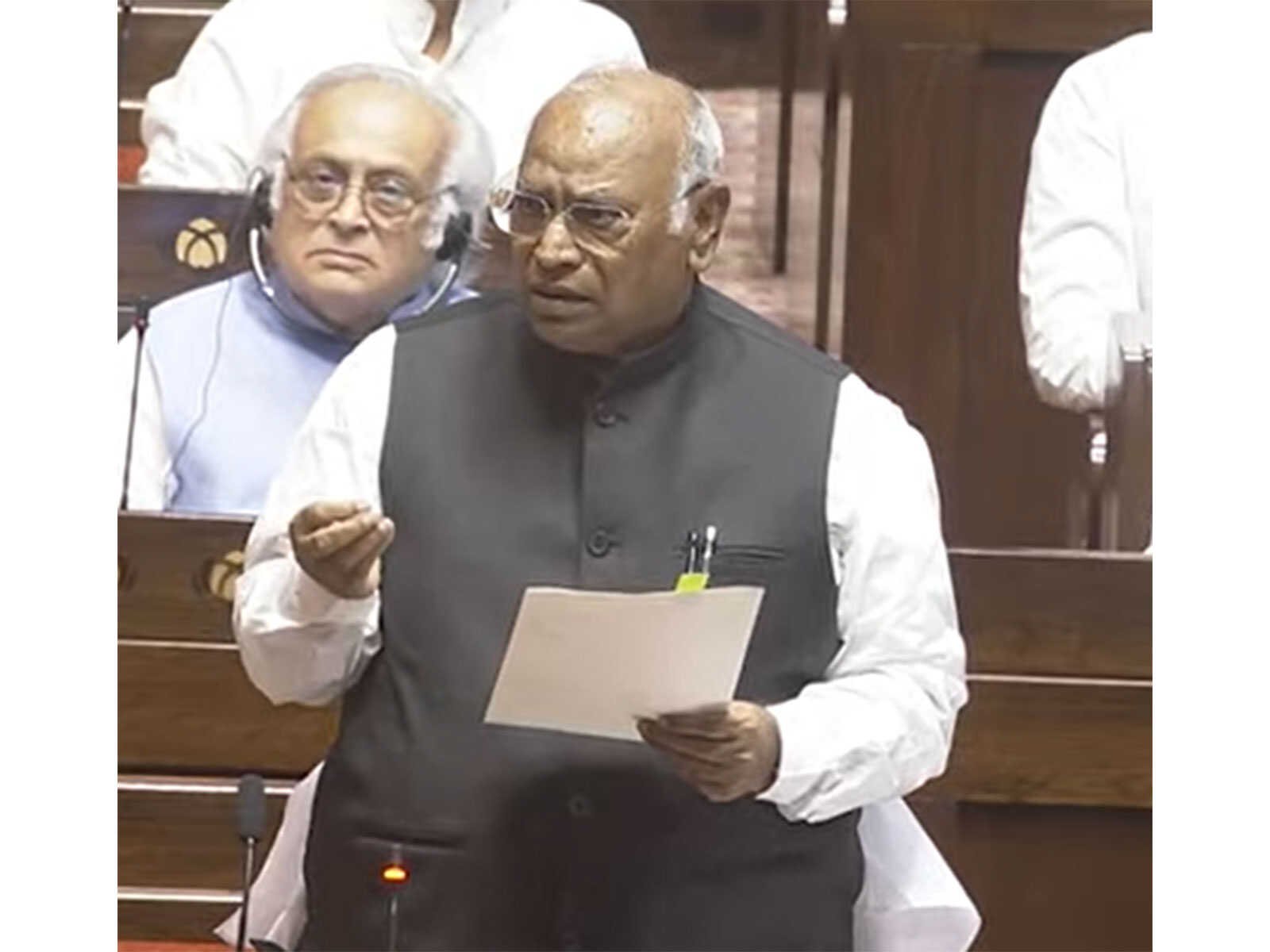 Kharge Targets Amit Shah During Parliament Debate as Heated Exchanges Rock Rajya Sabha