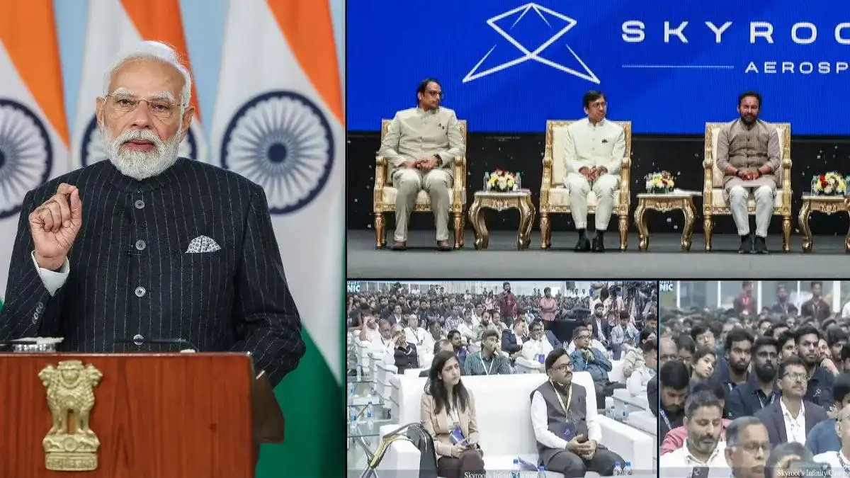 Prime Minister Modi Congratulates Skyroot Team After Vikram 1 Historic Success
