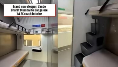 Vande Bharat Sleeper First AC Coach Wins Praise for Luxury Interior Ahead of Mumbai Bengaluru Launch