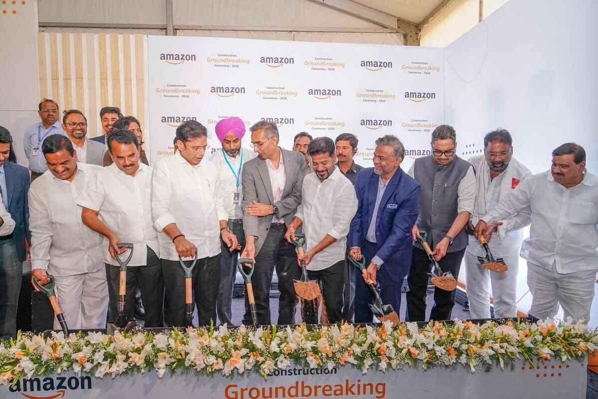 Amazon Picks Telangana for Mega Data Centre, Revanth Reddy Flags Off Project
