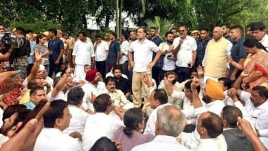 Congress Protests Over NEET Leak Outside PM Residence