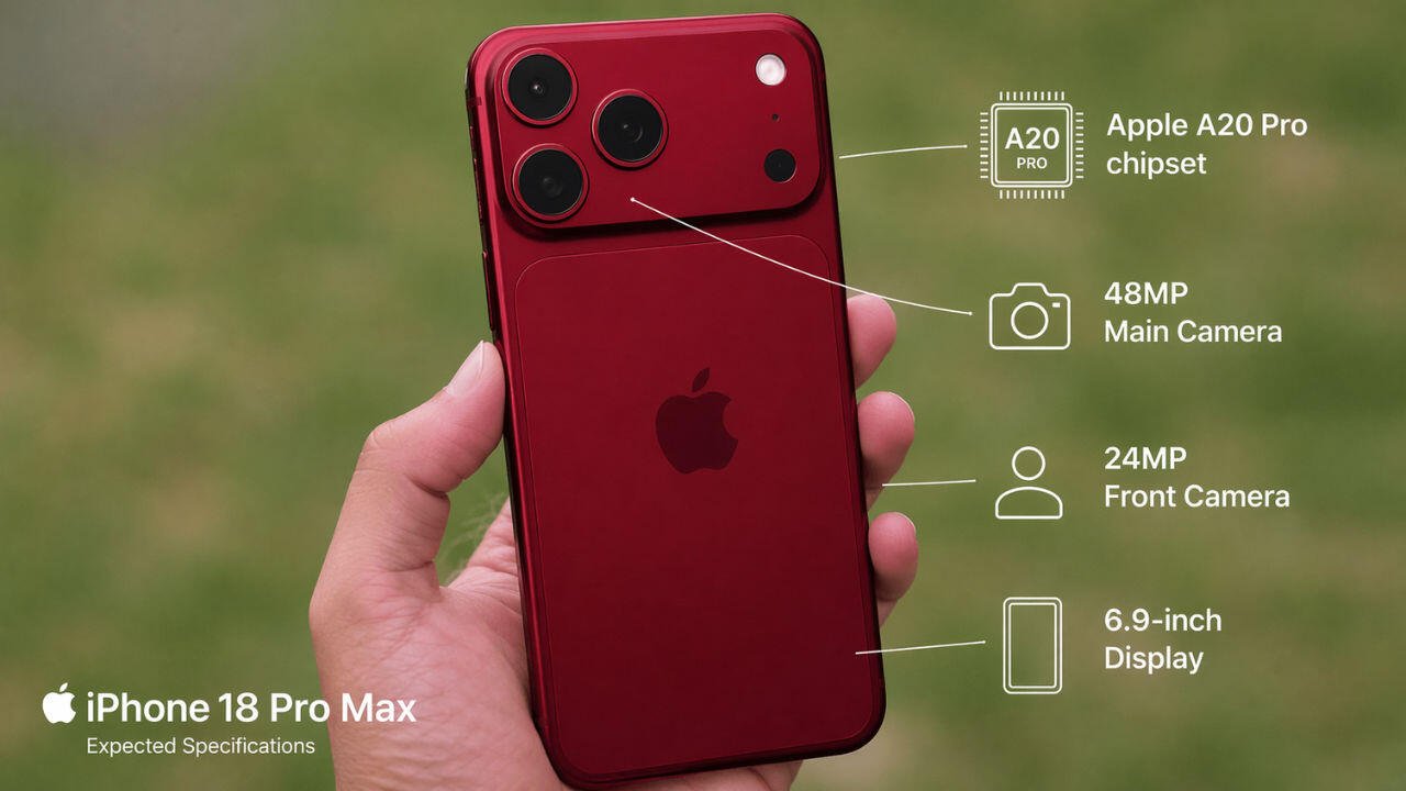 iPhone 18 Pro Expected Launch Soon With New A20 Pro Chip Major Camera Upgrades and Premium Design