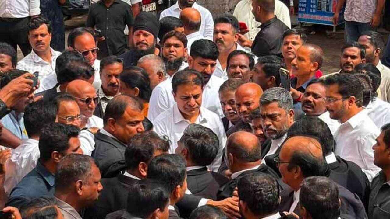 KTR Appears Before Nampally Court in Formula E Race Case Hearing
