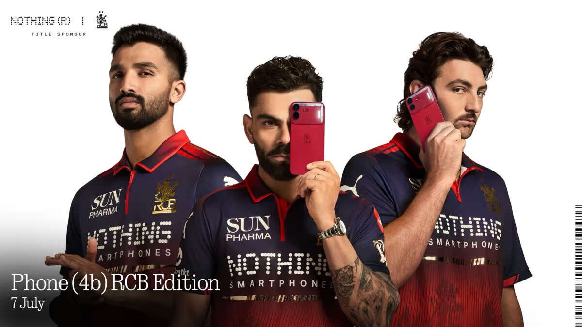 Nothing RCB Phone: Nothing Unveils Limited Edition Phone 4b RCB Edition for Royal Challengers Bengaluru Fans