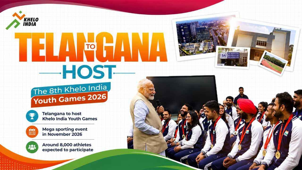 Telangana to Host KIYG: Telangana to Host Khelo India Youth Games This Year