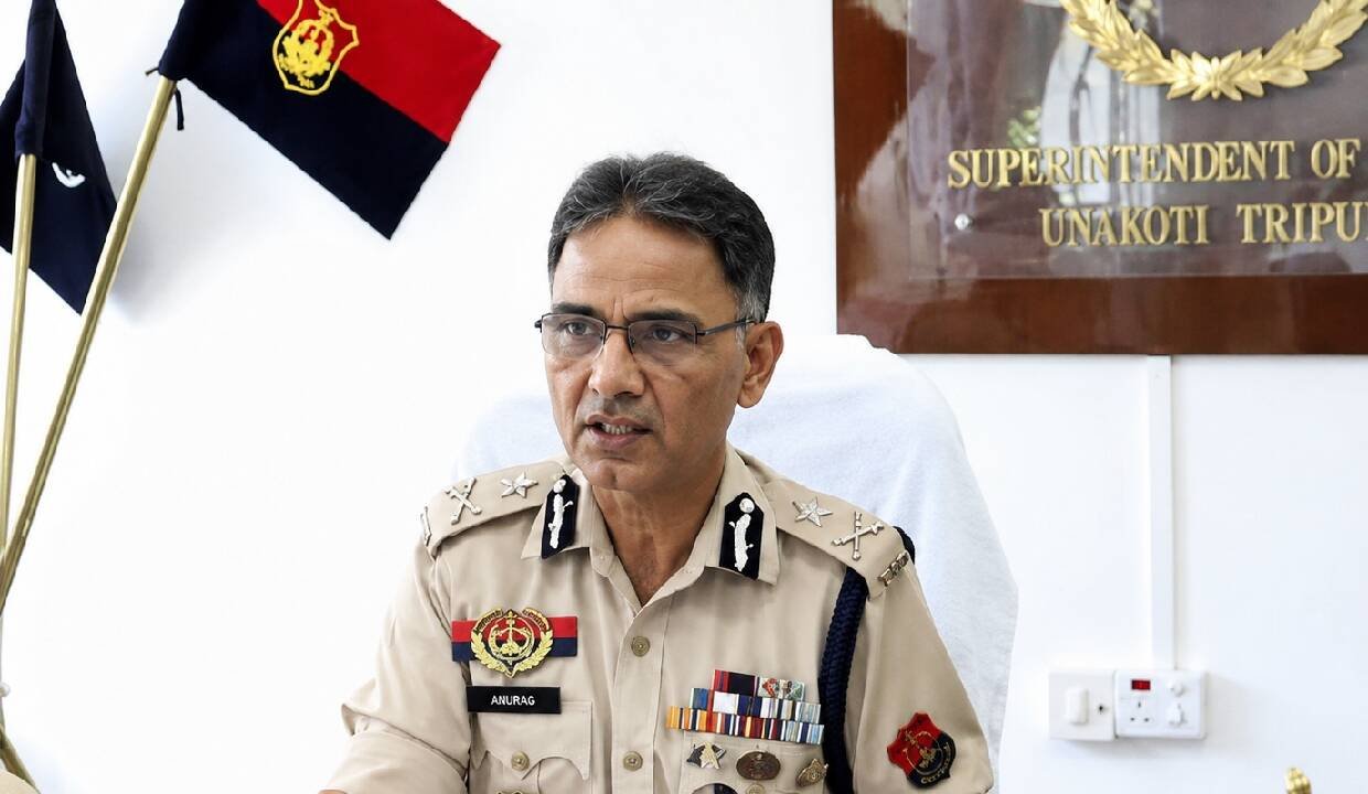 Tripura DGP Anurag Dhankar Found Dead Inside Police Headquarters