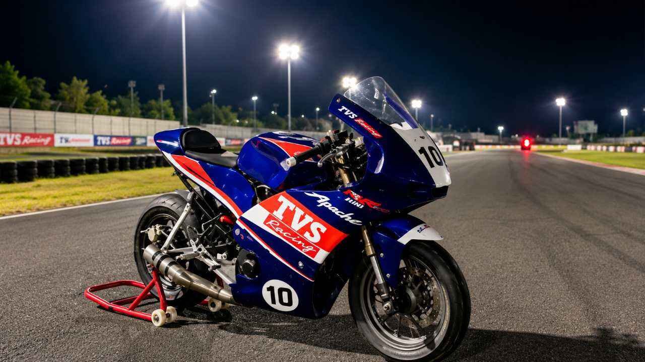 TVS Unveils Apache RR 200 Mini Racing Bike for Young Riders