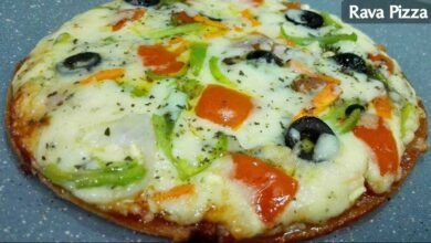 Easy Rava Pizza Recipe for a Quick Evening Snack
