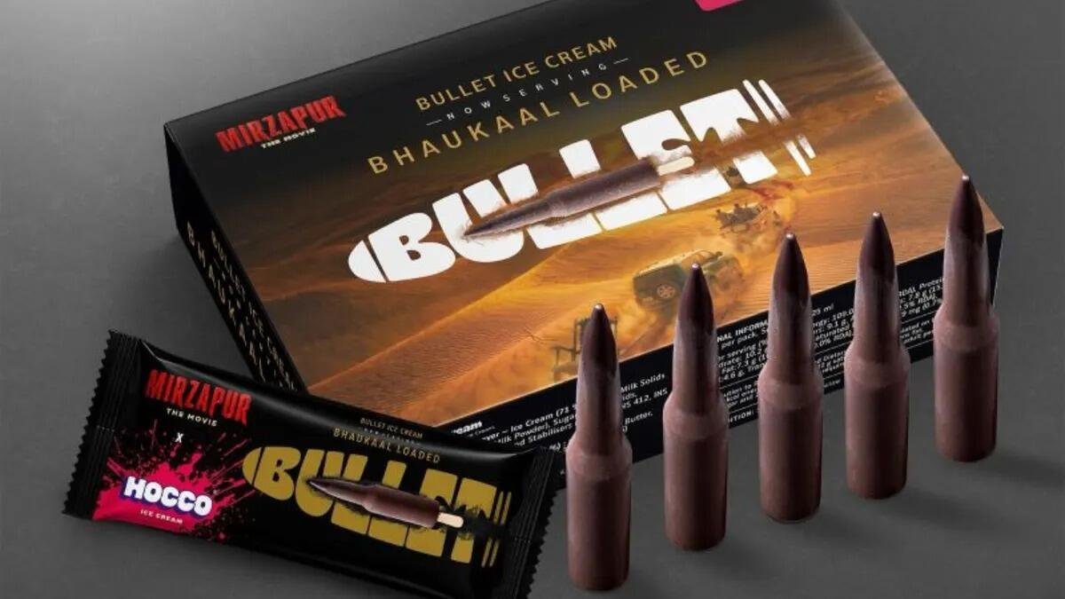 Hocco Launches Bullet Shaped Ice Cream Inspired by Mirzapur