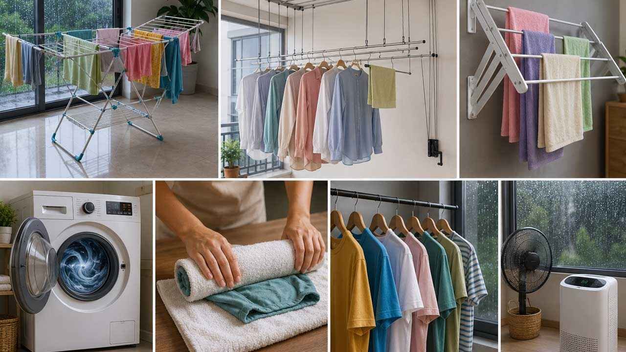 Monsoon Laundry Hacks Dry Wet Clothes Faster and Keep Them Fresh Without Sunlight