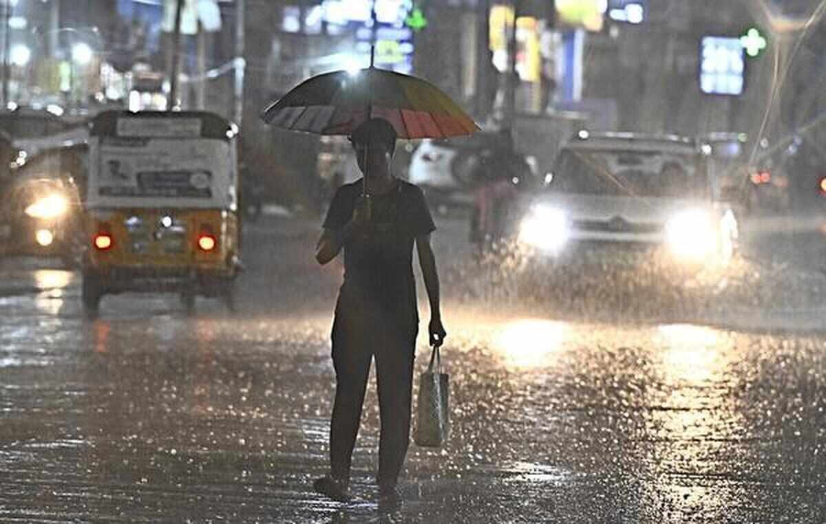 Third flood warning issued at Bhadrachalam after the Godavari River reached a dangerous level amid heavy rainfall across Telangana