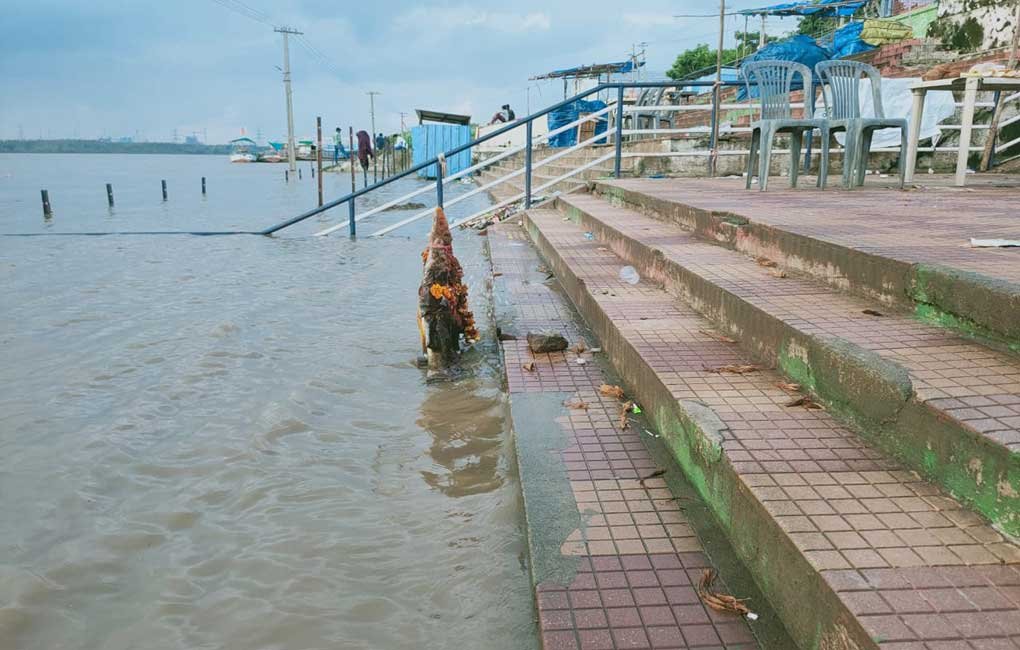 Third Flood Warning Issued at Bhadrachalam as Godavari River Reaches Dangerous Level