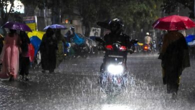 Heavy Rain Disrupts Traffic Across Several Parts of Hyderabad