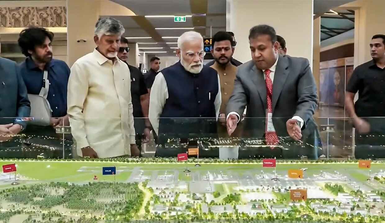 Prime Minister Narendra Modi Inaugurates Bhogapuram International Airport