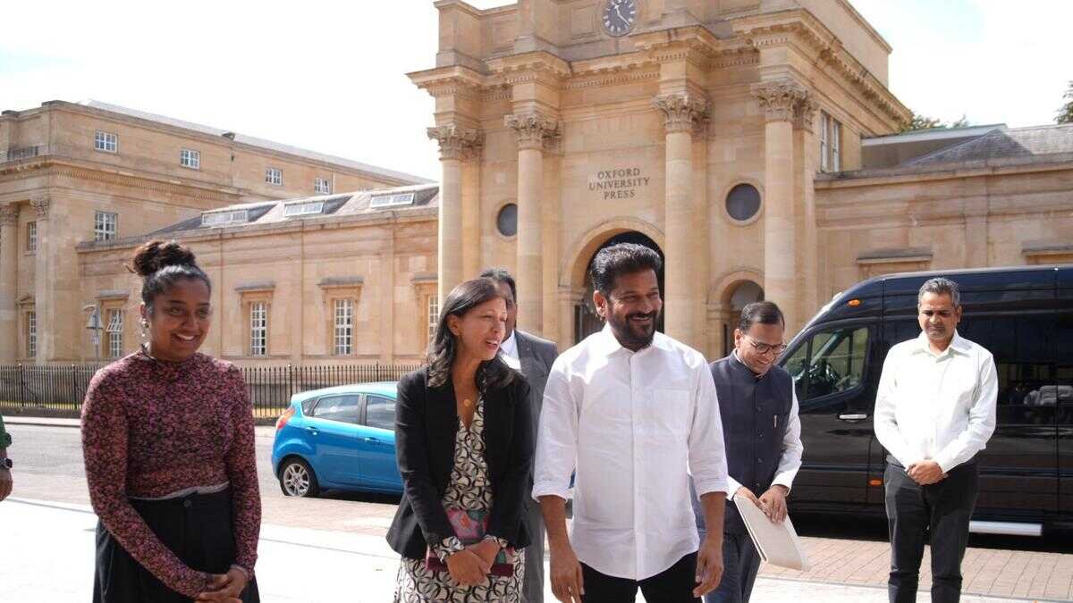Revanth Reddy Oxford Visit: Revanth Reddy Invites Oxford University to Support Telangana Education