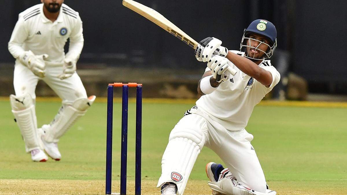 Tilak Varma Hits Century: Tilak Varma’s Century Puts South Zone Ahead in Duleep Trophy