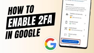 How to Turn On Two Factor Authentication for Your Google Account