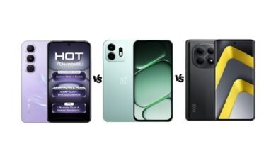 Infinix Hot 70 Pro 5G Vs OnePlus N6 Vs Poco M8 5G