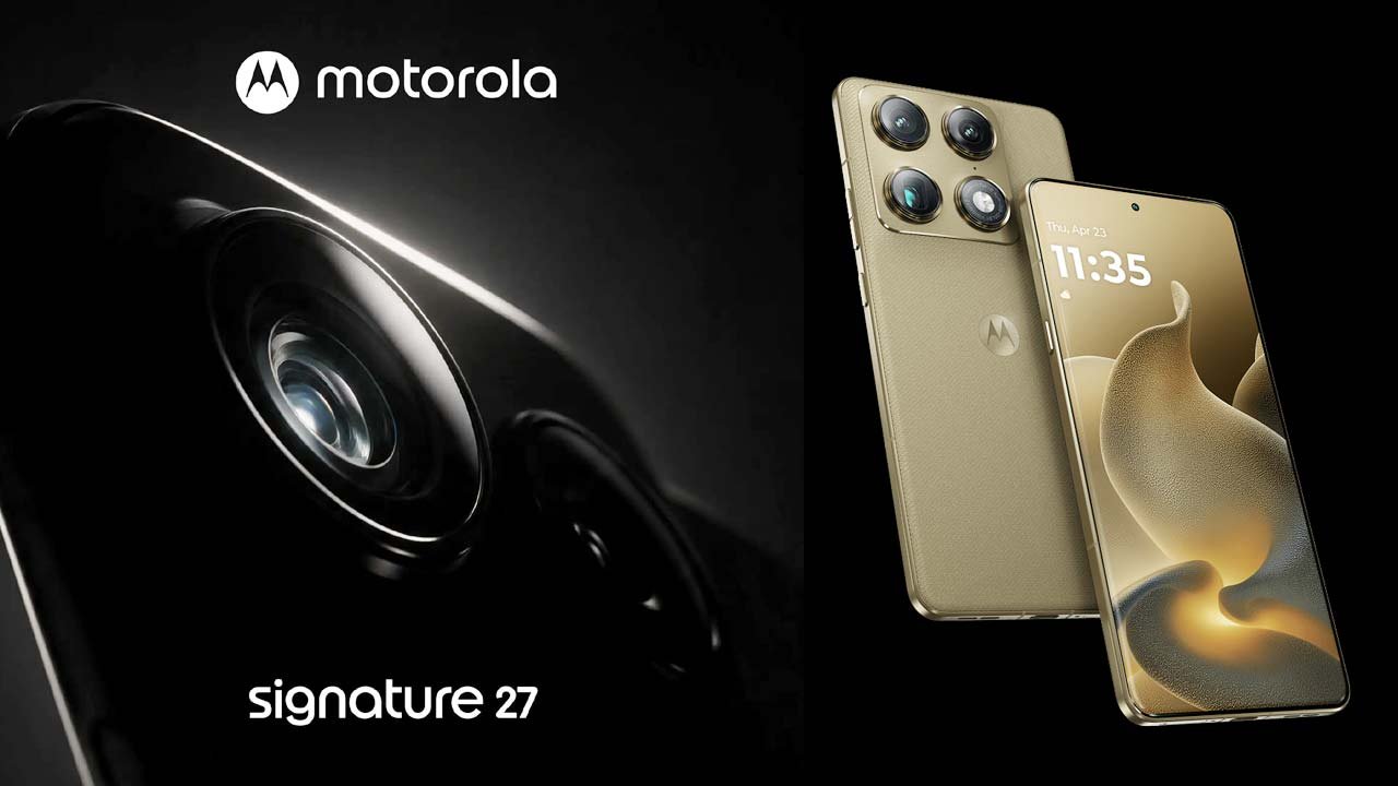 Motorola Signature 27 Teased in India With 200MP Camera