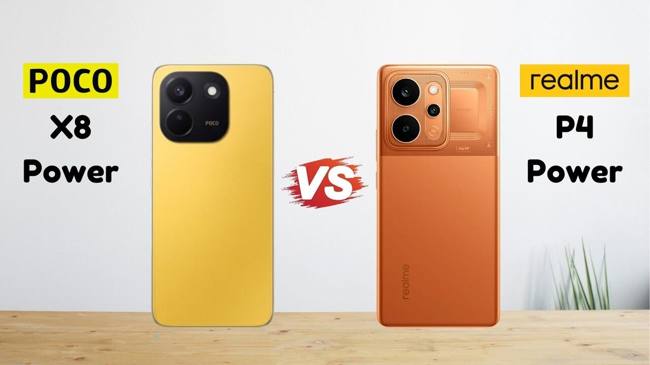 POCO X8 Power 5G Vs Realme P4 Power 5G Which Phone Offers More